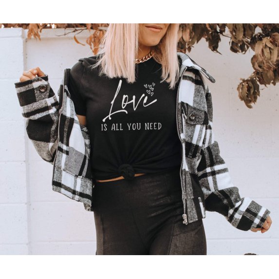 LOVE IS ALL YOU NEED short sleeve Tees