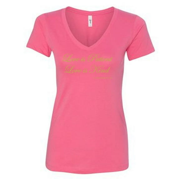 LOVE IS PATIENT LOVE IS KIND - VNECK