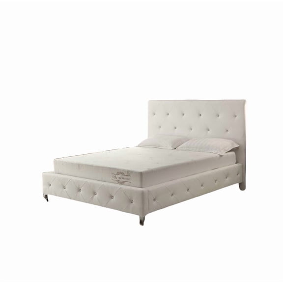 LOVE-Infused Memory Foam Twin Mattress - 3-Layer Extra Firm Support, Aloe Cover