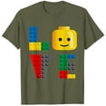 thumbnail image 1 of LOVE Lego - Lego Funny Master Builder Shirt Unisex Adult T-Shirt, 1 of 3
