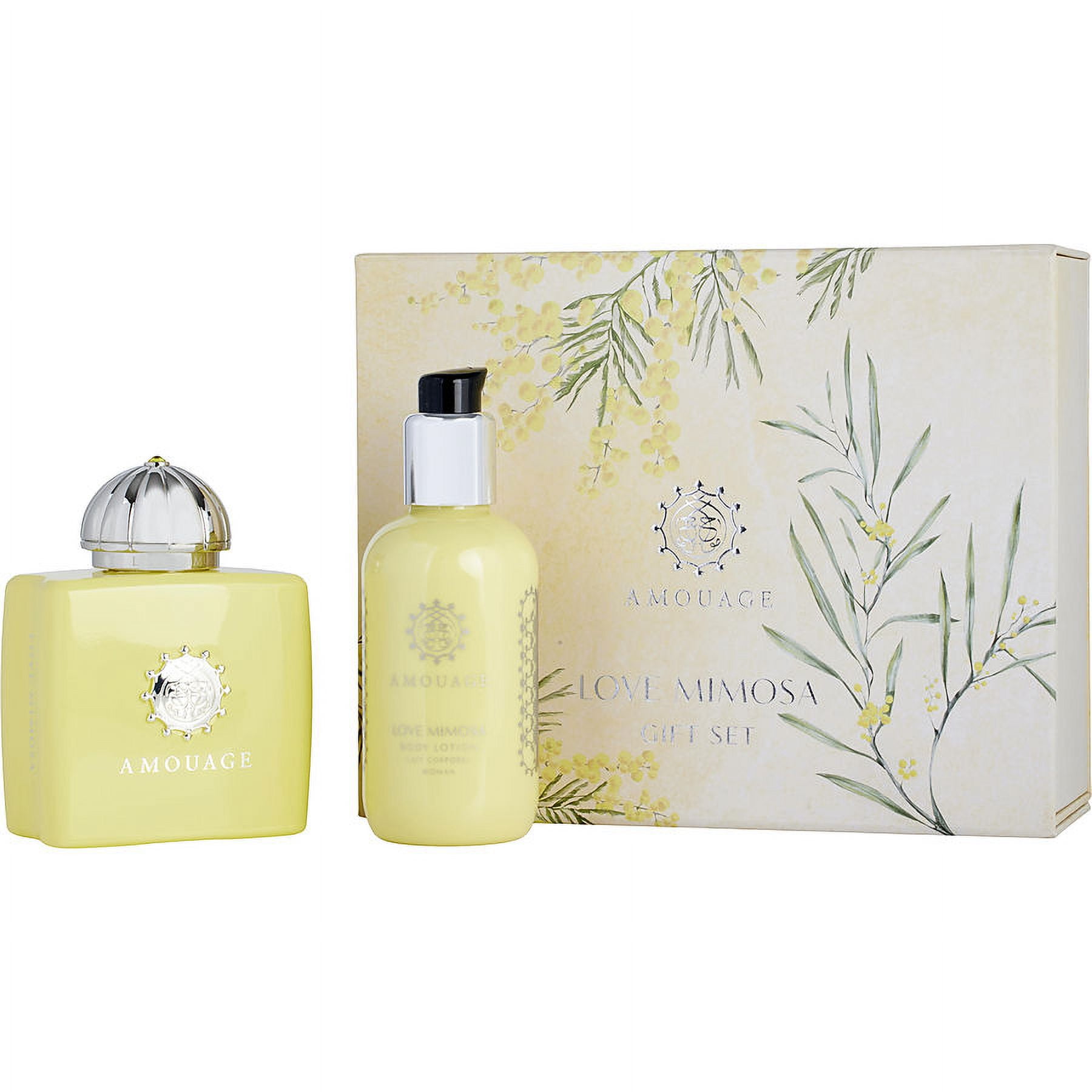 LOVE MIMOSA Amouage GIFT SET EAU DE PARFUM SPRAY 3.3 oz