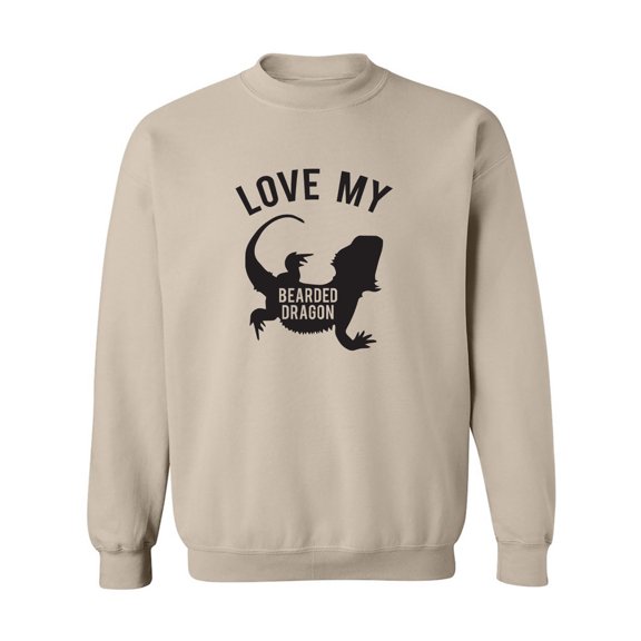 LOVE MY BEARDED DRAGON Crewneck Sweatshirt