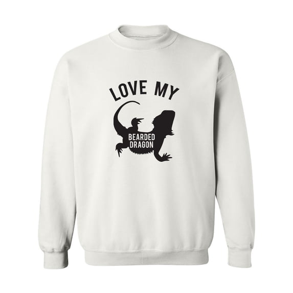 LOVE MY BEARDED DRAGON Crewneck Sweatshirt