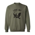 thumbnail image 1 of LOVE MY BEARDED DRAGON Crewneck Sweatshirt, 1 of 3