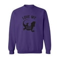 thumbnail image 1 of LOVE MY BEARDED DRAGON Crewneck Sweatshirt, 1 of 3