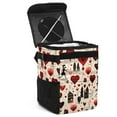 thumbnail image 1 of LOVE Mini Trash Can Car Trash Can Trash Can for Car: Foldable, with Lid, Leak-Proof, Hanging Storage Bag, 1 of 6