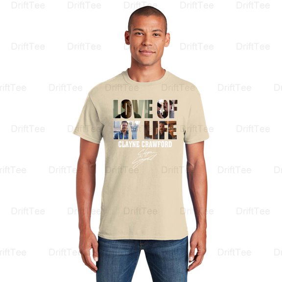 LOVE Of My Life Clayne Crawford Lethal Rectify Actor Fan Film T-Shirt Unisex, up to 5XL