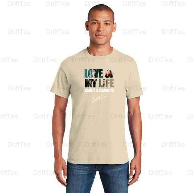 LOVE Of My Life Emily Browning Sucker Punch American Gods Actress Aussie T-Shirt Unisex, up to 5XL