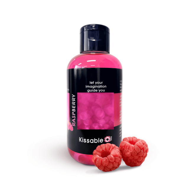 LOVE PLAY Raspberry Flavor Edible Body Oil for Couples 150ml