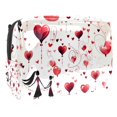thumbnail image 1 of LOVE PVC Waterproof Travel Pouch with Zipper, Lightweight, Large Capacity, Printed Design - Suitable for Ladies and Girls Out & about, 1 of 6