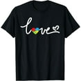 thumbnail image 1 of LOVE Puzzle Pieces Heart Autism AwarenessGifts T-Shirt, 1 of 3