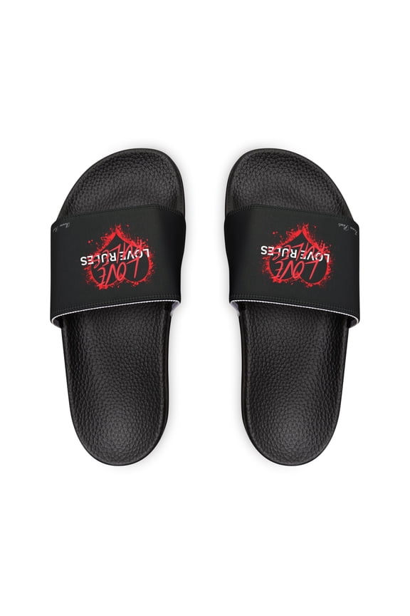 LOVE RULES Men's PU Slide Sandals