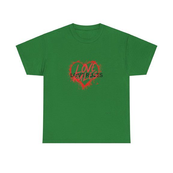 LOVE RULES! Unisex Heavy Cotton Tee