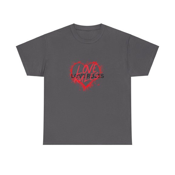 LOVE RULES! Unisex Heavy Cotton Tee