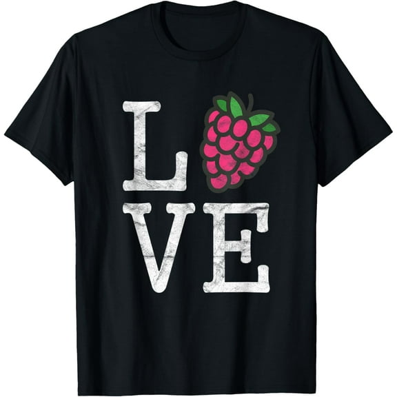 LOVE Raspberry Funny Shirt I Fruits, Food, Cook, Cooking Tee T-Shirt