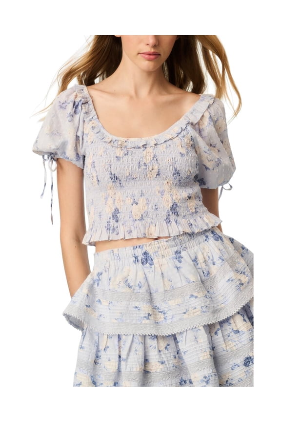 womens Molly Top, xs, Blue