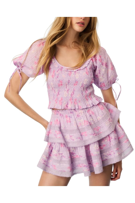 womens Molly Top, xs, Red