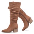 thumbnail image 1 of LOVE STEETLY Women's Knee High Slouchy Boots, Pointed Toe Chunky Heel Casual Versatile Stylish Comfort Winter Tall Boot., 1 of 7