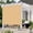 Sand, variant on LOVE STORY 6' x 10' Sun Shade Cloth with Grommets 95% UV Protection Pergola Shade Cover for Outdoor, Sand