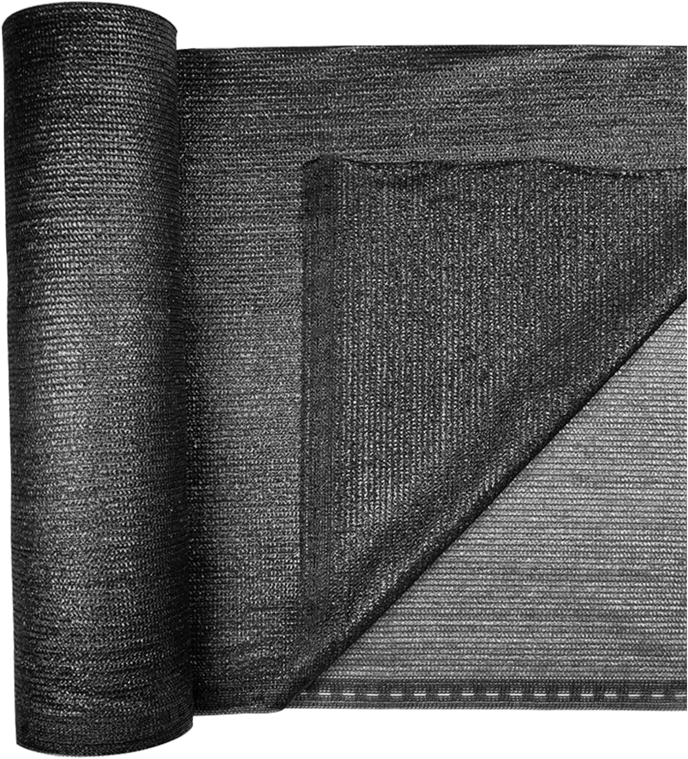 LOVE STORY 70% Shade Cloth Roll 5'10" x 100' Screen Cover for Garden Greenhouse Patio Canopy, Black