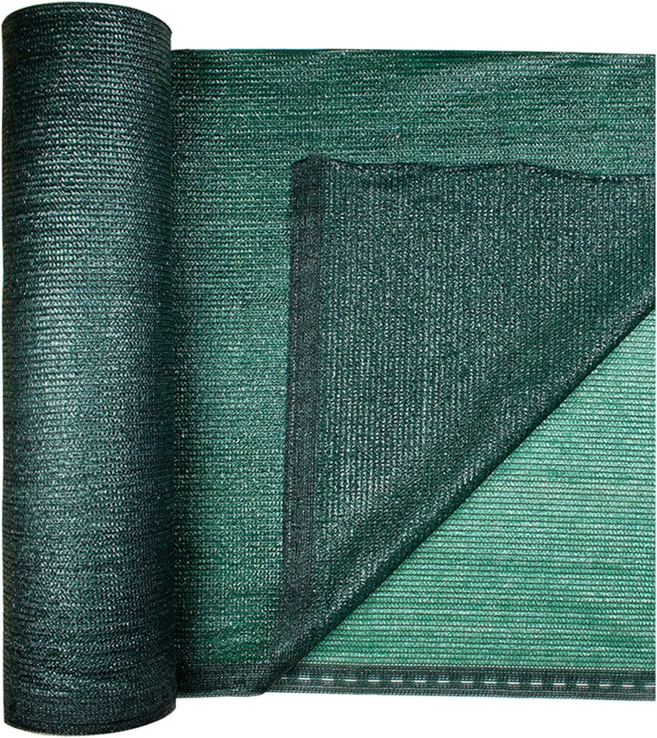 LOVE STORY 70% Shade Cloth Roll 5'10" x 100' Screen Cover for Garden Greenhouse Patio Canopy, Dark Green