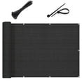 thumbnail image 1 of LOVE STORY Balcony Privacy Screen 3'x10' Black Fence Privacy Screen Cover (We Make Custom Size), 1 of 6