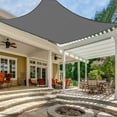 thumbnail image 1 of LOVE STORY Custom Size 15' x 16' Dark Gray Sun Shade Sail Canopy Commercial Rectangle Sail Shade Fabric for Patio Garden Backyard Pool (Customized), 1 of 8