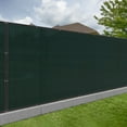 thumbnail image 1 of LOVE STORY Custom Size 4'x64' Dark Green Fence Privacy Screen Heavy Duty Mesh Windscreen Cover for Patio Garden (Customized), 1 of 6