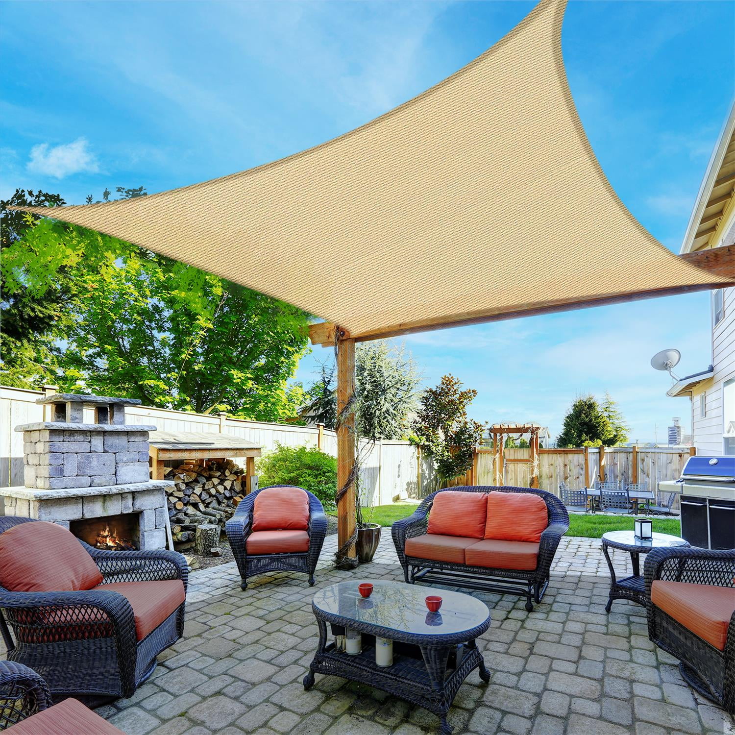 Hammaka Square Sail Sun Shade Walmart