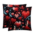 thumbnail image 1 of LOVE Set with Unique CoversPatterns - 2 Pack Decorative Pillows for Bed - Includes Pillow Inserts - Available in 16x16, 18x18, 20x20 Inches for Any Occasion, 1 of 6