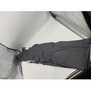 LOVE TREE WOMEN'S VEGAN LEATHER PANTS - SIZE WOMEN M - GRAY