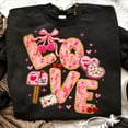 thumbnail image 1 of LOVE Valentine , Embroidery Style Clipart (), 1 of 4