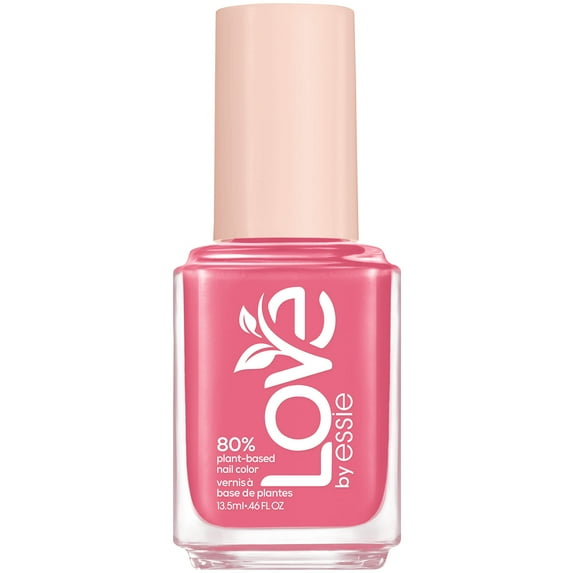 LOVE by essie Nail Polish, 80% Plant-based, Salon-Quality, Vegan, Pink, Spinning In Joy, 0.46 Fl Oz