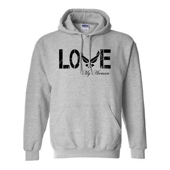 LOVE my Airman Hooded Sweatshirt in Sport Gray