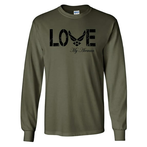 LOVE my Airman Long Sleeve Tee in Military Green