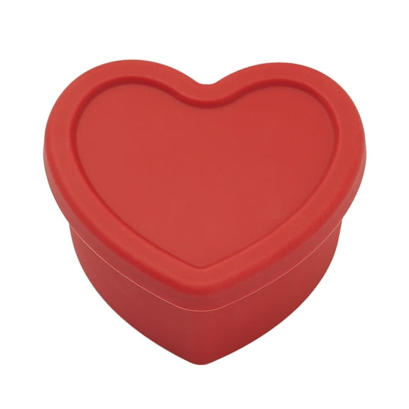 LOVEAT Heart Bowl 8.5 fl oz (250ml) Patented Leak-Proof Baby Food Storage Container, Microwave Freezer and Oven Safe, BPA-Free for Weaning and Toddler Feeding (Red)