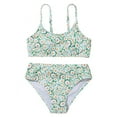 thumbnail image 1 of LOVEBAY 8-12T Girl's Spaghetti Strap Printed Bikini Bathing Suits 2 Piece Swimsuits Cami Crop Top Bikini Bottoms Swimwear, 1 of 8