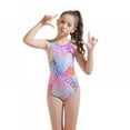 thumbnail image 1 of LOVEBAY Big Girls One Piece Swimsuits Sporty Swimwear Kids Summer Bathing Suit Kids Quick Dry Sunsuit Set, Size 17-18 Years, 1 of 9