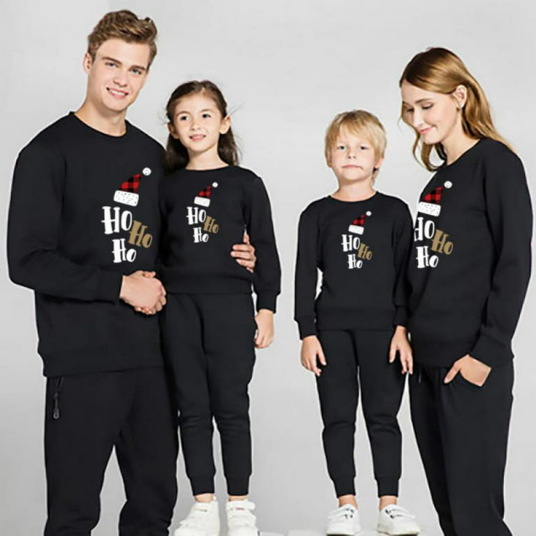 LOV Christmas Sweatshirt for Family Matching Family Christmas Shirts  Xmas Mom Dad Kids Gifts Sweater Christmas Gifts