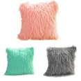 thumbnail image 1 of LOVEBAY Fluffy Super Soft Plush Suede Throw Pillow Square Nordic Posh Style Cover Cushion For Home Bed Sofa Decor, 1 of 7