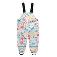 thumbnail image 1 of LOVEBAY Kids Waterproof Suspender Rain Pant Lightweight Windproof Outdoor Rain Bib Pants 2-11Years, 1 of 9