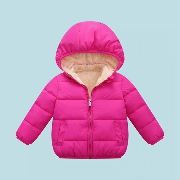 LOVEBAY Kids Winter Jackets for Boys Girls Padded Jacket Hoods Infant Outerwear Winter Coats Hoods