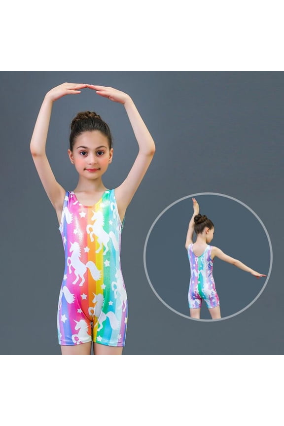 LOVEBAY Leotards for Girls Gymnastics Girls Sleeveless Ballet Gymnastics Leotard One-Piece Dancewear