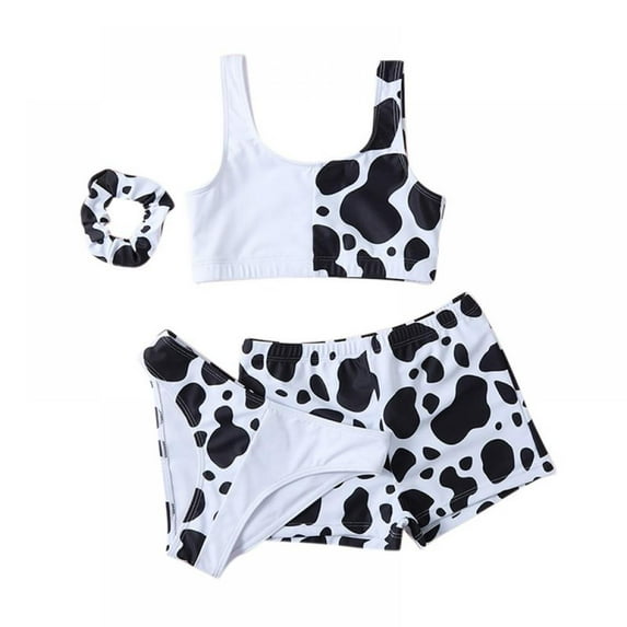 LOVEBAY Little Girls Rash Guard Sets Swimsuit Bikini Set Beachwear Princess Bathing Suit 6-7 Years