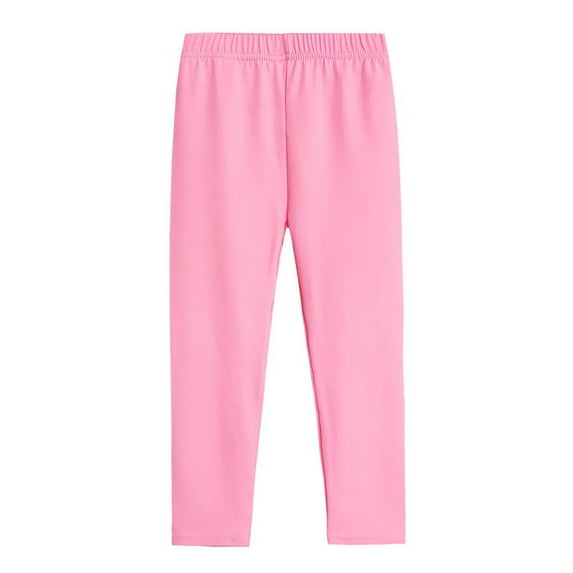 GYRATEDREAM Little Girls Solid Color Leggings Soft Stretch Leggings Kids Skinny Pants Trousers Basic Pants Footless Tights, Size 2-3 Years
