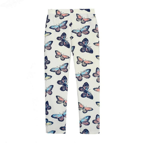 LOVEBAY Toddler Girls Leggings Footless Yoga Athletic Pants Stretchy Girls Basic Leggings Yoga Dancing and Ballet Tights, Size 1-2 Years