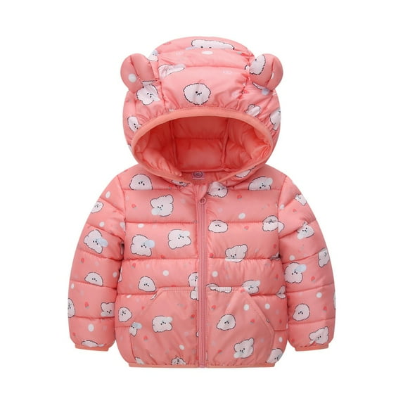 LOVEBAY Toddler Jacket Hooded Baby Boys Girls Autumn Winter Long Sleeve Thick Warm Outerwear Boys Girls Winter Clothes