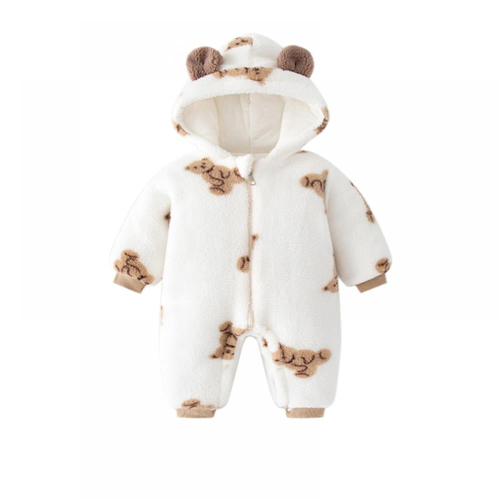 LOVEBAY Unisex Clothes Coat Snow Suit For Toddler Winter Romper Bear