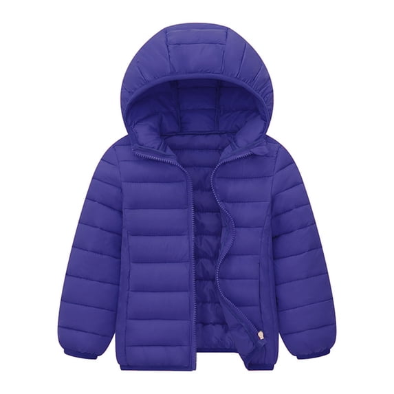 LOVEBAY Winter Coat for Toddler Boys Girls Light Puffer Padded Jacket Hoods Winter Outfit Warm Outerwear