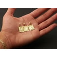 thumbnail image 1 of LOVEBLING 10Kt Two Tone Medium Block Initial Charm Pendant (Q), 1 of 3